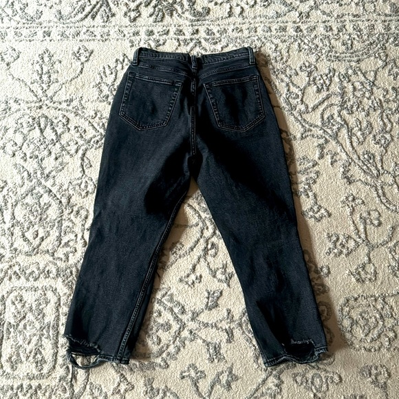 Abercrombie & Fitch Curve Love Ankle Straight Ultra High Rise Size 28/6 Short - Picture 7 of 7